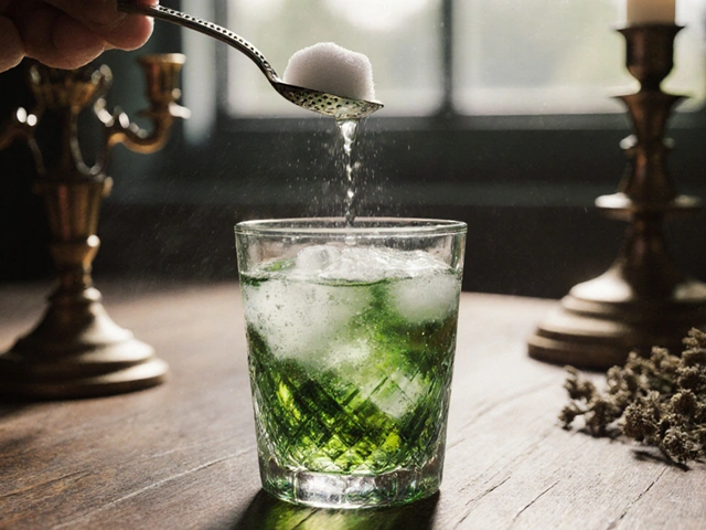 Warum tropft man Wasser ins Absinth?