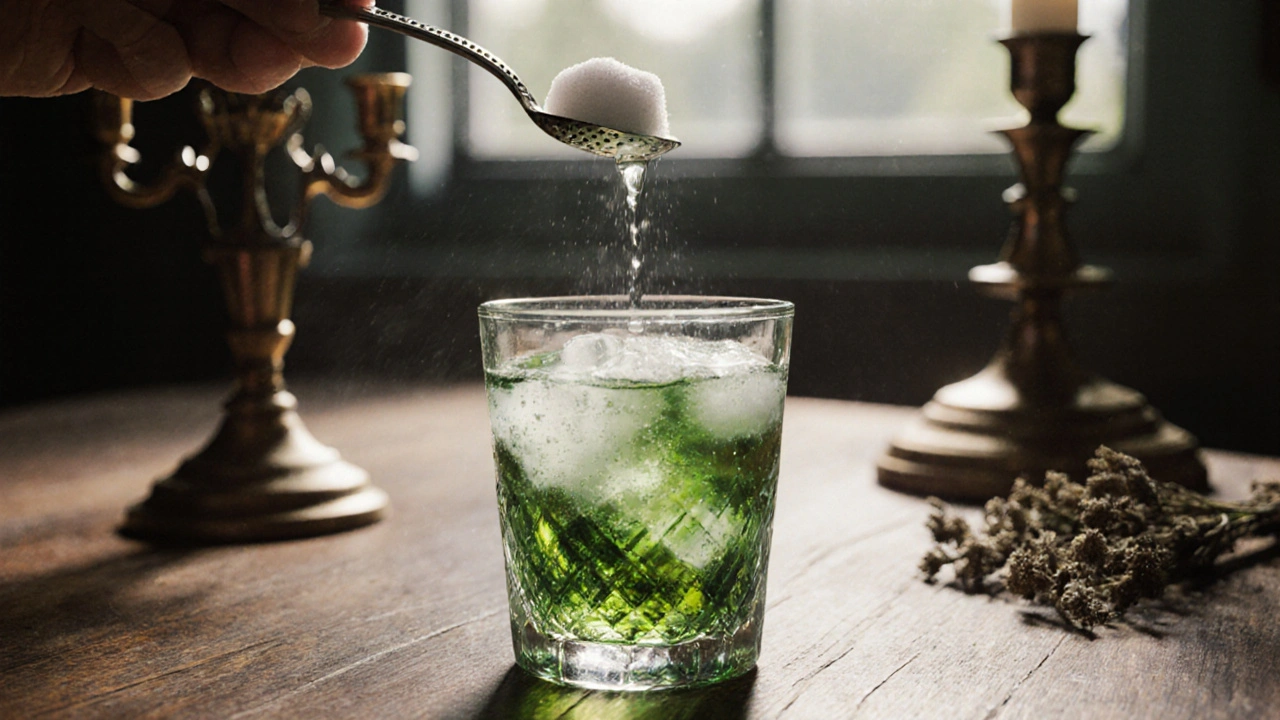 Warum tropft man Wasser ins Absinth?