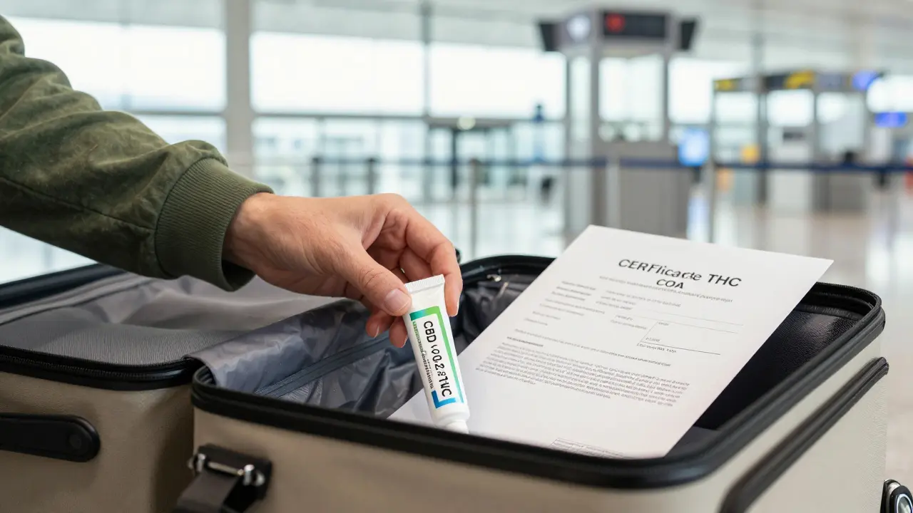Kann ich CBD-Creme im Flugzeug mitnehmen?
