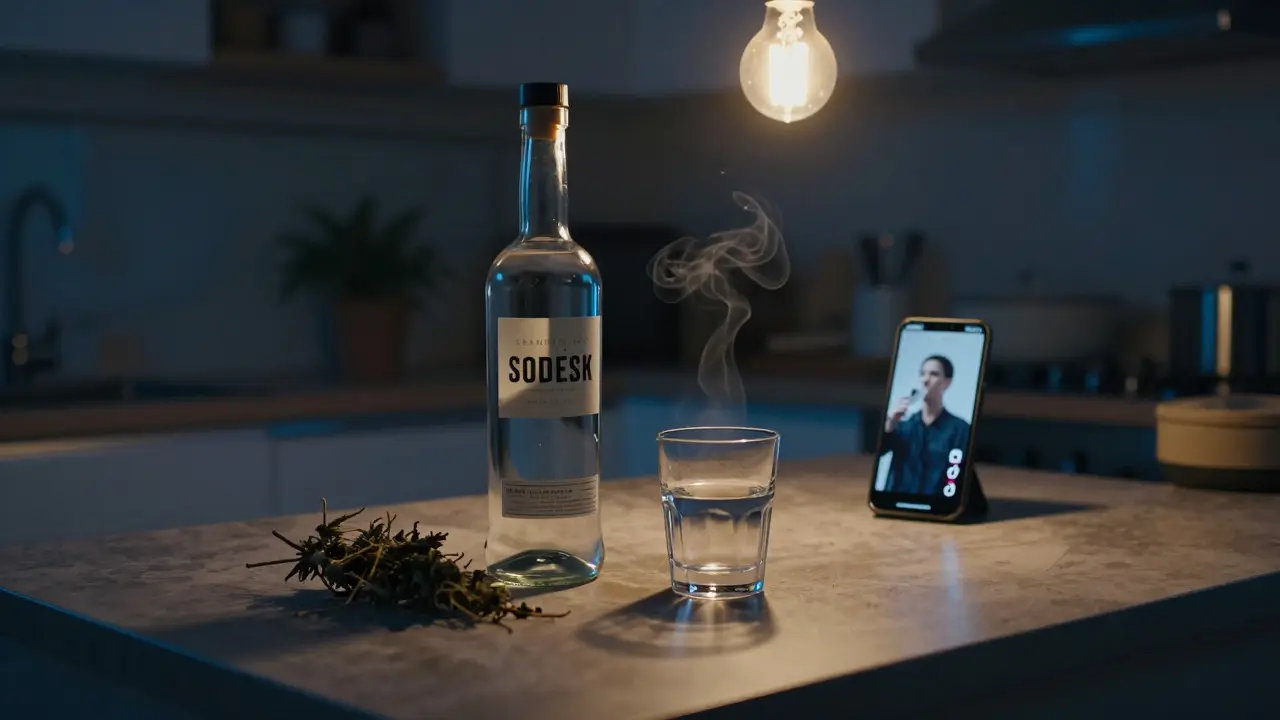 Kann man sich mit Cannabis-Vodka betrunken machen?