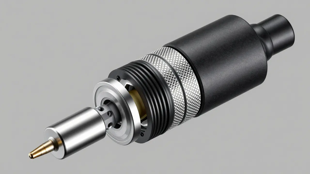 Technische Querschnittsansicht eines Vape-Heizelements