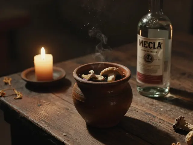 Was ist der halluzinogene mexikanische Drink? Cannabis-Wein & Psilocybin