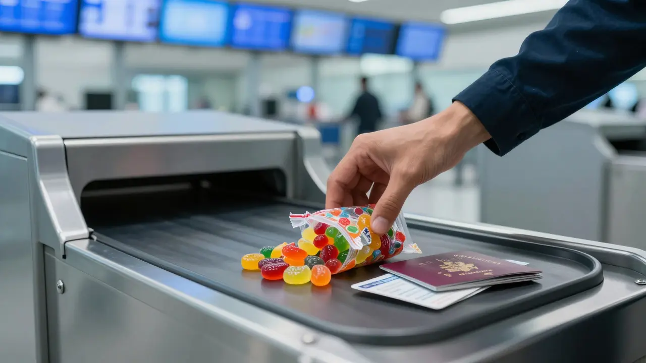 Fliegen mit Delta-9-Gummies: Was gilt im Flugzeug?