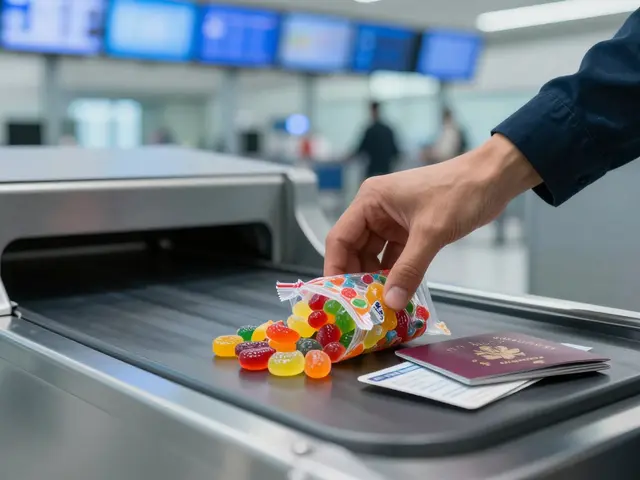 Fliegen mit Delta-9-Gummies: Was gilt im Flugzeug?